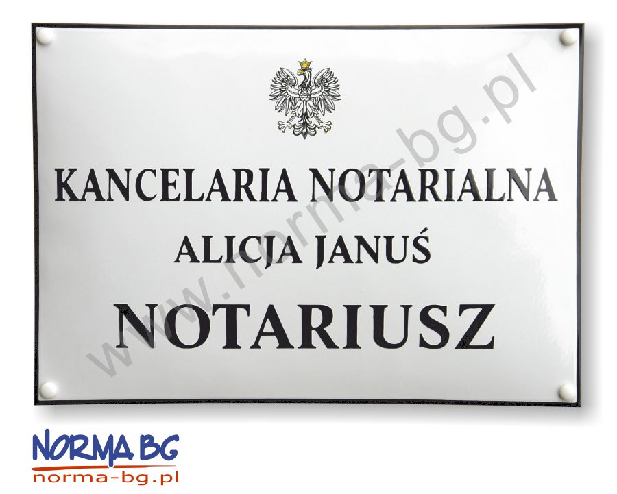 tablica notariusz
